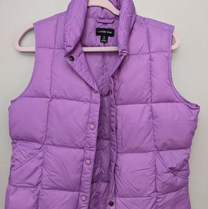 Down puffy vest